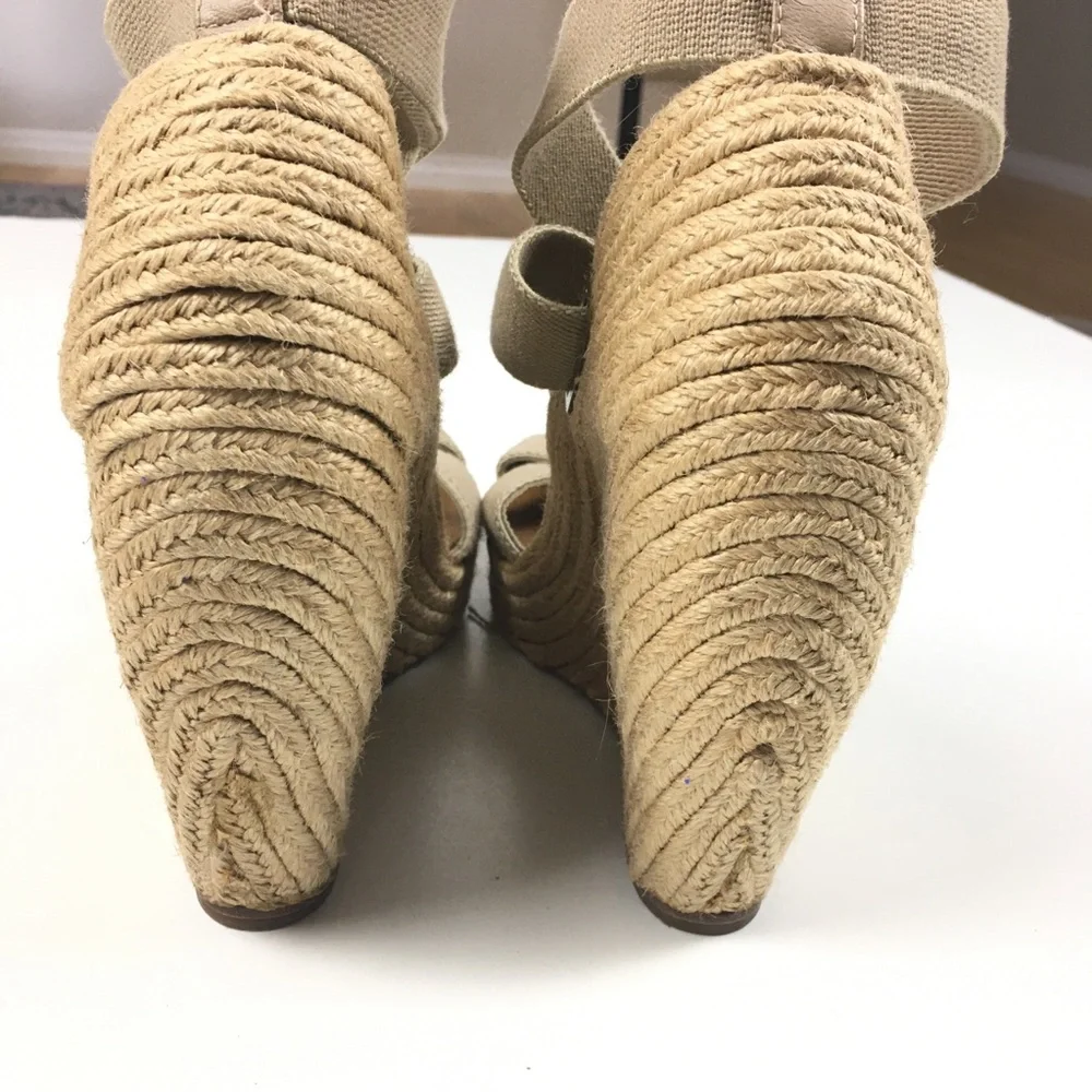 Jean-Michel Cazabat Zesta Wedge Espadrilles Women’s Sz‎ 11 US